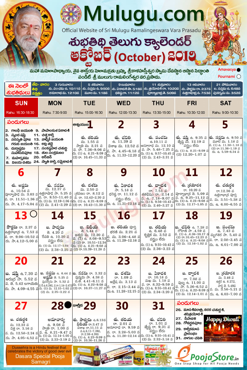 October 2021 Telugu Calendar Calendar 2021 October 2025 Calendar Telugu