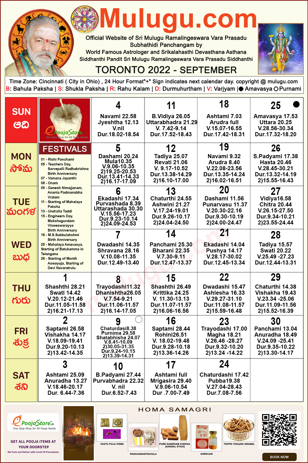 Telugu Calendar 2022 September Toronto Telugu Calendar 2022 September | Mulugu Calendars | Telugu Calendar  | Telugu Calendar 2022- 2022 | Telugu Subhathidi Calendar 2022 | Calendar  2022 | Subhathidi Calendar 2022 Toronto Calendar | 2022 Los Angeles 2022 |  Sydney Calendar 2022 ...