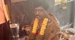 Brahmashri Someswara Sharma Siddhanti Garu  Conducted   Lakshmi Ganapathi Homam on the occasion of Lord Ayyappa Vishu Mahotsava @Domalapenta