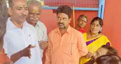 Brahmashri Someswara Sharma Siddhanti Garu  Conducted   Lakshmi Ganapathi Homam on the occasion of Lord Ayyappa Vishu Mahotsava @Domalapenta
