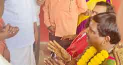 Brahmashri Someswara Sharma Siddhanti Garu  Conducted   Lakshmi Ganapathi Homam on the occasion of Lord Ayyappa Vishu Mahotsava @Domalapenta