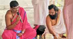 Brahmashri Someswara Sharma Siddhanti Garu  Conducted   Lakshmi Ganapathi Homam on the occasion of Lord Ayyappa Vishu Mahotsava @Domalapenta