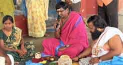Brahmashri Someswara Sharma Siddhanti Garu  Conducted   Lakshmi Ganapathi Homam on the occasion of Lord Ayyappa Vishu Mahotsava @Domalapenta